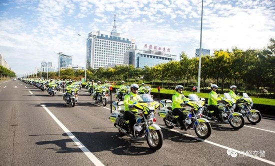 日照市公安局交警支队积极组织参加全市